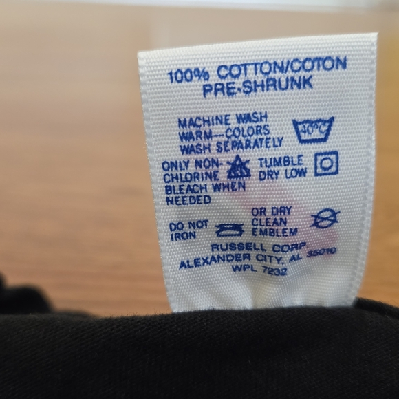 Vintage Anaheim Mighty Ducks Black T Shirt Inaugural Season 1993-94 Size Large - Picture 7 of 10